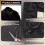 Waterproof Canvas Fabric Black 60x55 Inch 4