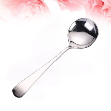 Stainless Steel Soup Spoon Smooth Handle 3 pcs