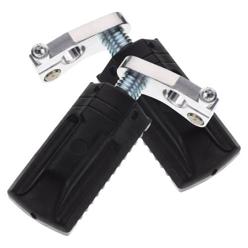 Black Motorcycle Front Foot Pegs Pair for Mini Motorcycle