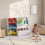 AIYAPLAY Toy Storage Unit, Childrens Bookcase with 6 Bins, Multicoloured 1