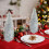 Christmas Miniature Pine Tree Bottle Brush Decoration Silver 2