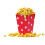Popcorn Small Bags Rectangular Paper 24 Pieces 2