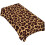 Brun leopardmönstrad duk rektangulär 152x204 cm 1