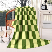 Svartrutig flanellfilt 50x60