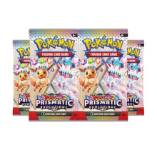 Pokemon Cards Prismatic Evolutions, English - Booster Bundle including 4 Pokemon Booster Packs - TCYM Product