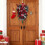 Artificial Pine Teardrop Wreath 19.68 inch with Red Berry 6