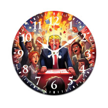 Horloge murale silencieuse Ă piles, motif personnages de BD
