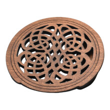 Guitar Soundhole Cover for Acoustic Guitar Brown