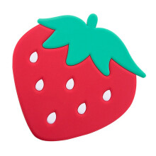 Silicone Heat Insulated Placemat 2 pcs Red Strawberry