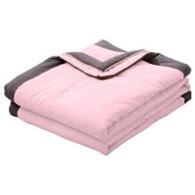 Couverture d'été double face en coton lavé (1 pièce)