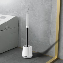Toilettenbürste mit harten Borsten und langem Griff fürs Badezimmer