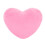 Coussin décoratif doux en forme de cœur rose 1