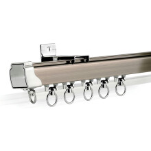 Rail de plafond en aluminium pour rideaux et séparateurs de pièce 480 cm