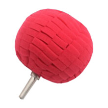 Stainless Steel Polishing Abrasive Ball Wheel Red 3 in
