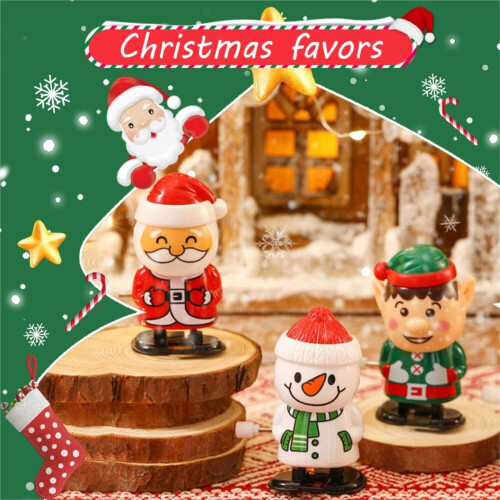 Christmas Wind Up Toys Set 8 Pieces 1