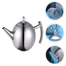 Stainless Steel Teapot Retro Style for Home Tea Brewing