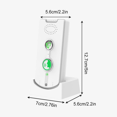 Wireless Intercom 2-Way 500m White 1