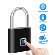 Smart Padlock O11 Zinc Alloy Fingerprint Lock 46mm Width