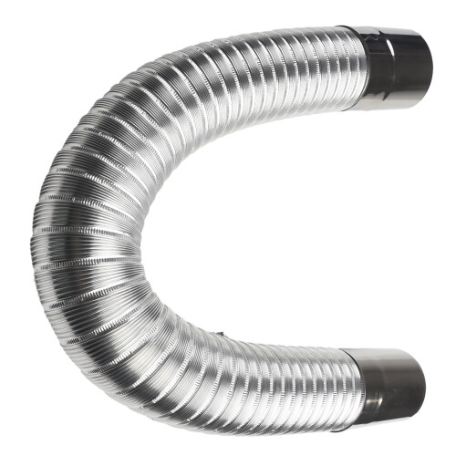 Stainless Steel Elbow Chimney Liner Bendable 0.65-1.5 m 1