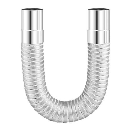 Stainless Steel Elbow Chimney Liner Bendable 0.65-1.5 m 2