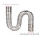 Stainless Steel Elbow Chimney Liner Bendable 0.65-1.5 m 6