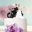 Wedding Cake Topper Set Multi-Color Bride and Groom 3
