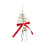 Knitted Christmas Tree Ornament White 30x11cm 2