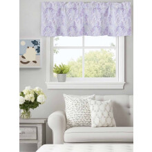 Cantonnière à œillets violet ombré lavande 152 x 46 cm