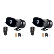 Alarm Horn Siren PA Speaker System 12V 2-Pack