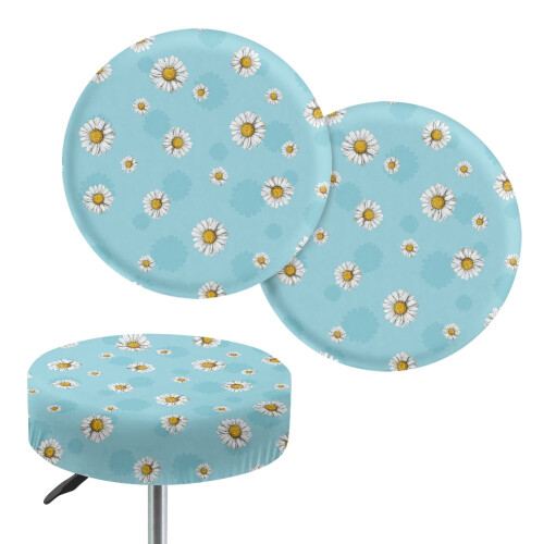 Coprisgabello antiscivolo elasticizzati Daisy, confezione da 2 pezzi