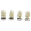 Roulettes pour porte de douche simple, lot de 4 1