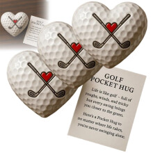 Golf Pocket Hugs with Encouraging Cards 3 Pcs