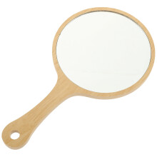 Specchietto da trucco vintage portatile per donna con manico