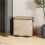 30L Dual Compartment Stainless Steel Bin, with Deodoriser Holders - Gold Tone 4