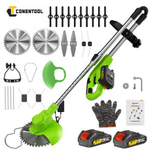 21V Cordless Grass Trimmer Strimmer Weed Cutter 5in1 Lightweight with 2 Battery