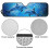 Foldable Blue Dolphin Windshield Sunshade for Jeep Wrangler 6
