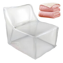 Sac de rangement transparent pour pouf/pouf