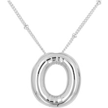 Bubble Letter Necklace 18K Gold Plated Initial Pendant