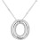 Bubble Letter Necklace 18K Gold Plated Initial Pendant 1