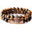 Bracciale GXCZ per uomo e donna con pietra blu lucida 1