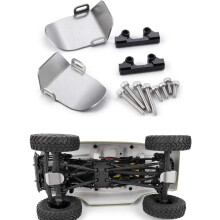 Achsenschutzplatte aus Edelstahl für SCX24RC Crawler