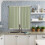 Sage Green Curtain Rod Pocket Curtains 2-Pack 4