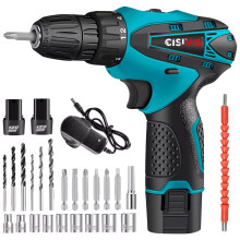 12V Cordless Drill Electric Screwdriver Power Driver Combi Drills Kit +2 Battery