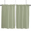 Sage Green Curtain Rod Pocket Curtains 2-Pack 5