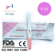 10 Pregnancy Test Sticks Midstream Early 99% Accuracy 10mlU HCG Urine Test Kit