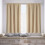 Heat Insulating Bedroom Curtains Scandinavian Style Silk 2 1