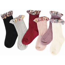 Baby Girls Vintage Lace Ankle Socks 6 Pack