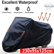 XL Heavy Duty Motorbike Motorcycle Cover Waterproof Rain Snow Dust UV Protector