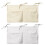 Ensemble de sacs de rangement suspendus pour bébé en lin à double poche 1