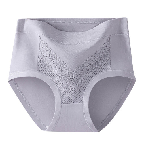 Women's High Waist Cotton Floral Briefs Full Coverage